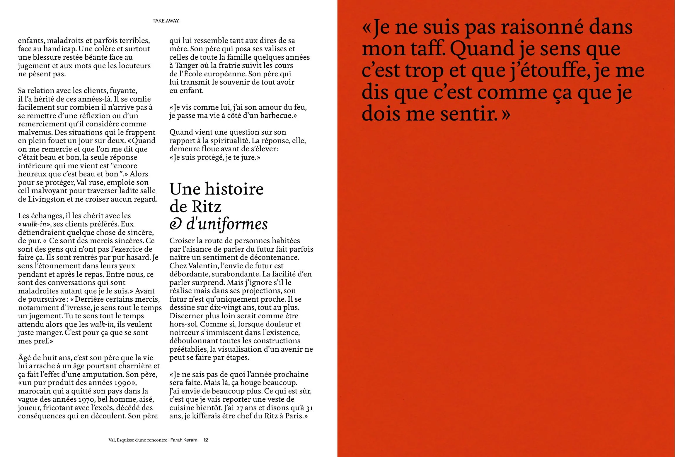 TAKE AWAY MAGAZINE NUMERO 1 – visuel 3